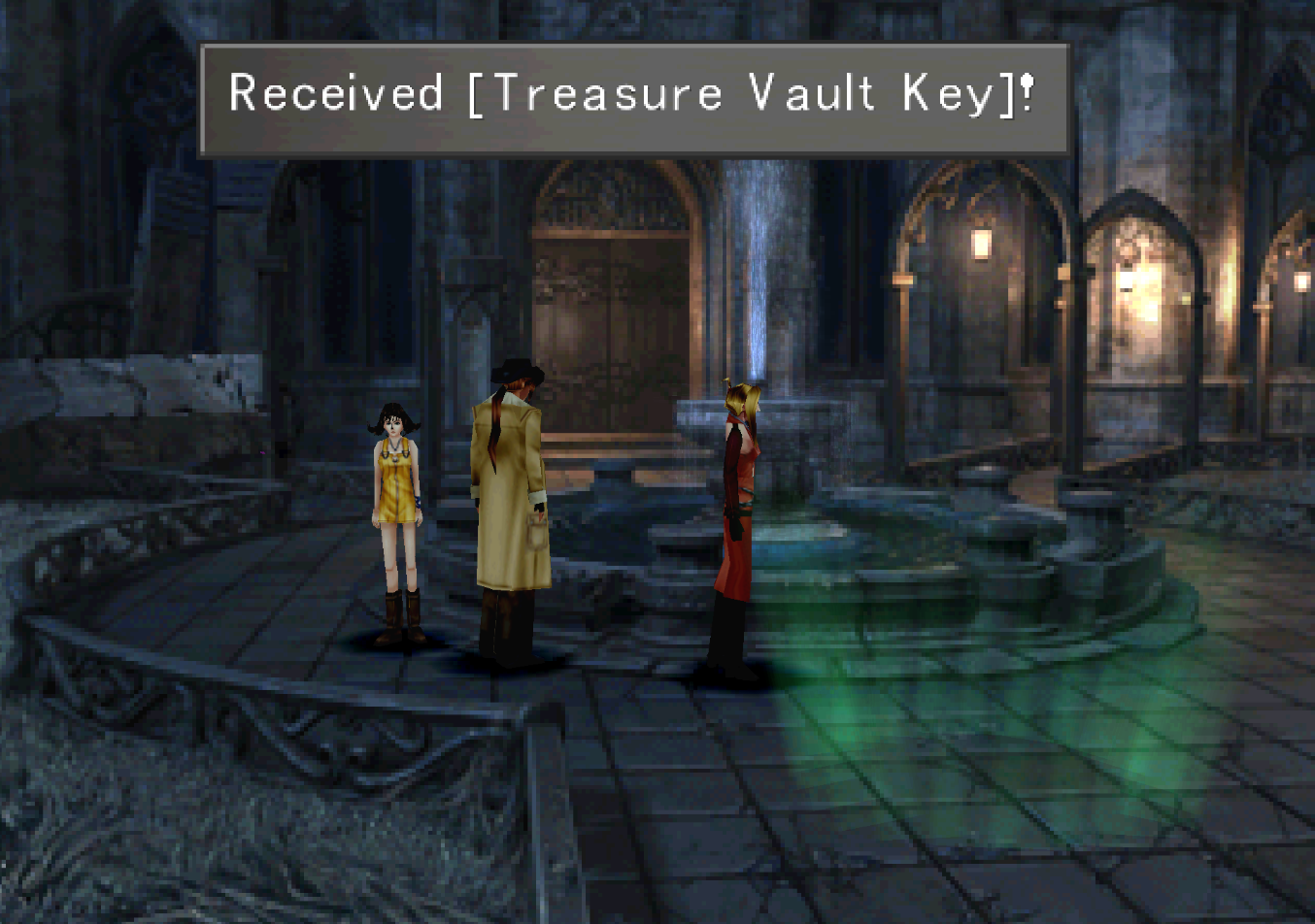 Treasure Vault Key Obtained